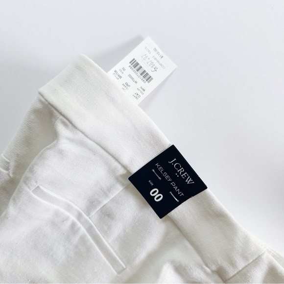 J.Crew Factory White Linen Kelsey Pants - Picture 5 of 7